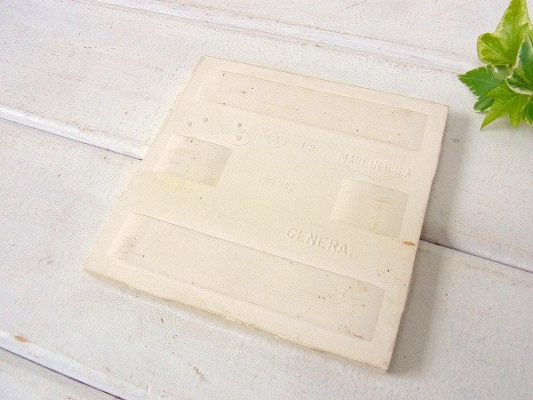 【GENERAL TILE】キッチンストーブ柄・デッドストック・アンティーク・タイル/鍋敷き USA