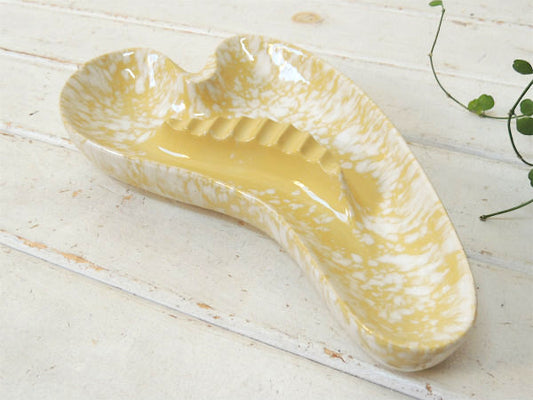 【ミッドセンチュリー・カリフォルニア】陶器製・50’s~60's・ビンテージ・灰皿・アシュトレイ