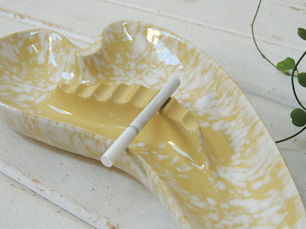 【ミッドセンチュリー・カリフォルニア】陶器製・50’s~60's・ビンテージ・灰皿・アシュトレイ