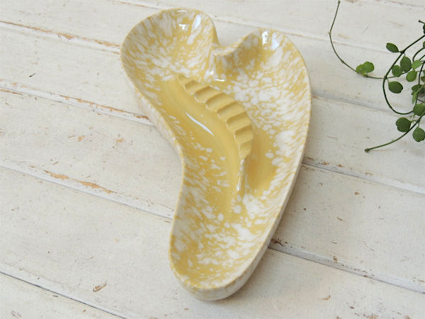 【ミッドセンチュリー・カリフォルニア】陶器製・50’s~60's・ビンテージ・灰皿・アシュトレイ