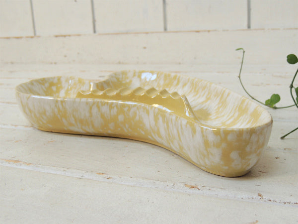 【ミッドセンチュリー・カリフォルニア】陶器製・50’s~60's・ビンテージ・灰皿・アシュトレイ