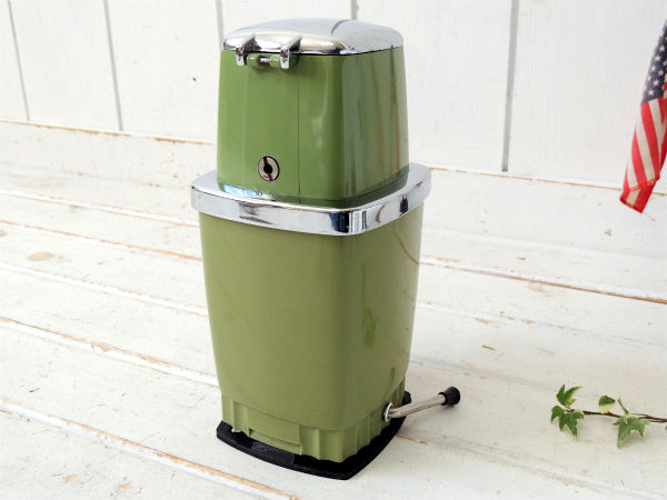 SEARS シアーズ・手動式・バキュームタイプ・グリーン・50's ヴィンテージ・アイスクラッシャー