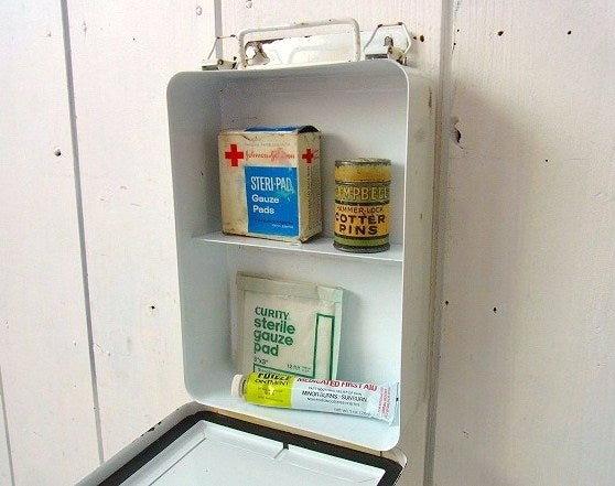 【FIRST AID KIT】ファーストエイド・ヴィンテージ・救急箱/メディスンキャビネット