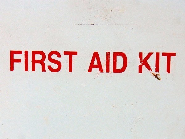 【FIRST AID KIT】ファーストエイド・ヴィンテージ・救急箱/メディスンキャビネット