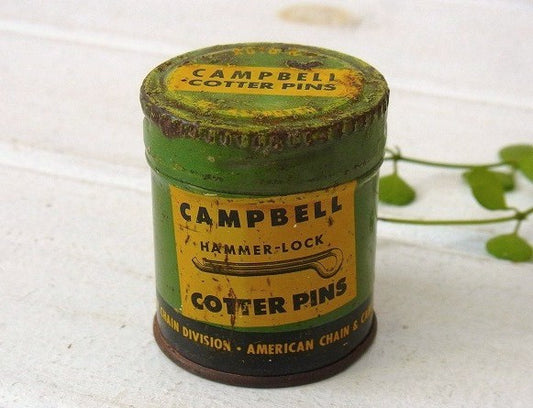 【CAMPBELL COTTER PIN】コッターピン・小さなヴィンテージ・ティン缶USA