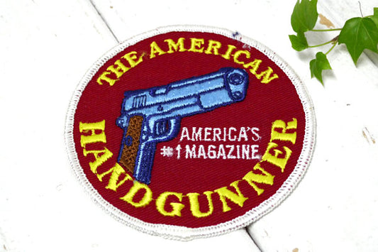 THE AMERICAN ハンドガンピストル アメリカンビンテージ 刺繍 ワッペン USA