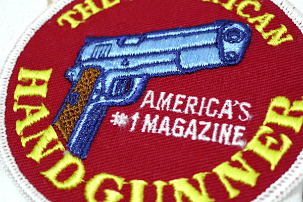 THE AMERICAN ハンドガンピストル アメリカンビンテージ 刺繍 ワッペン USA