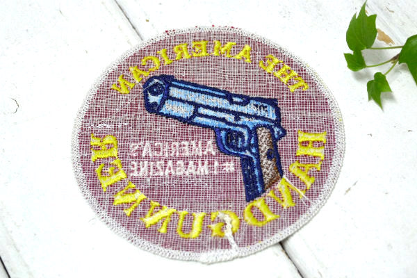 THE AMERICAN ハンドガンピストル アメリカンビンテージ 刺繍 ワッペン USA