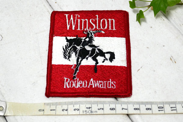 ウインストン WINSTON Rodeo Awards ロデオ・ヴィンテージ・刺繍・ワッペン・タバコ