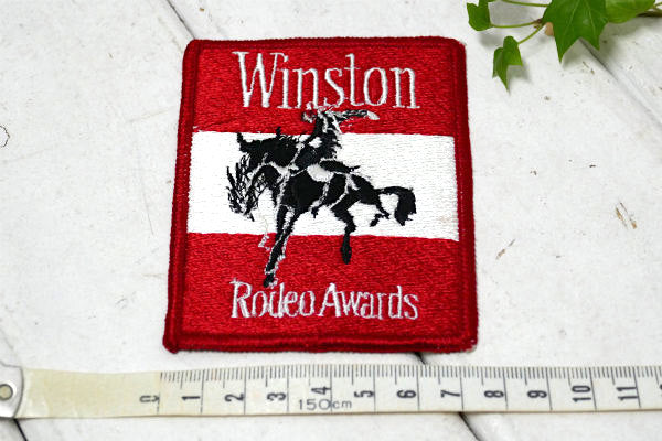 ウインストン WINSTON Rodeo Awards ロデオ・ヴィンテージ・刺繍・ワッペン・タバコ