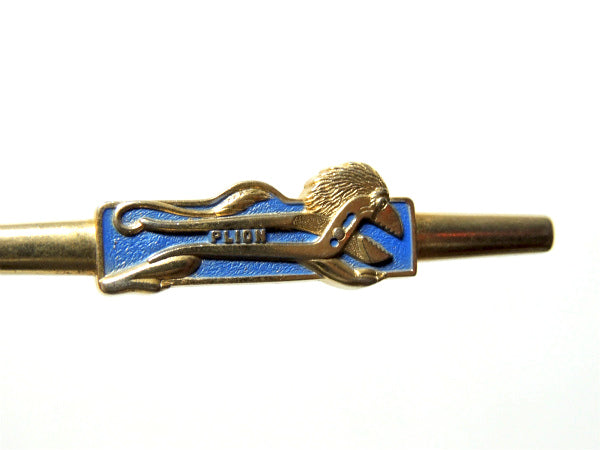 PLION TOOLS 1950s・ロゴ&レンチモチーフ 工具型・ヴィンテージ・アドバタイジング・タイピン キャラクター