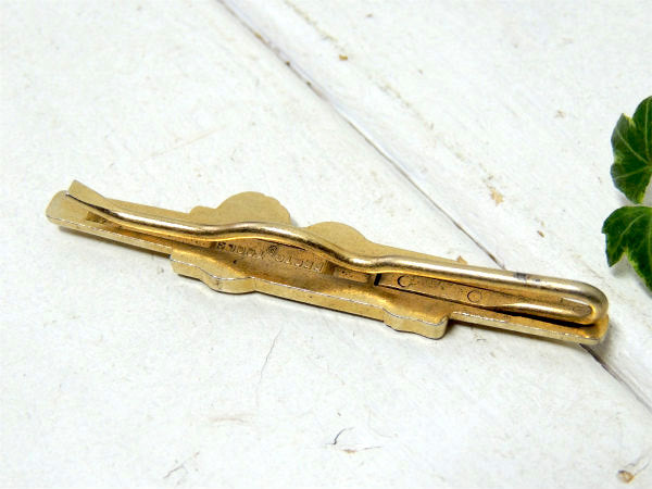 PLION TOOLS 1950s・ロゴ&レンチモチーフ 工具型・ヴィンテージ・アドバタイジング・タイピン キャラクター