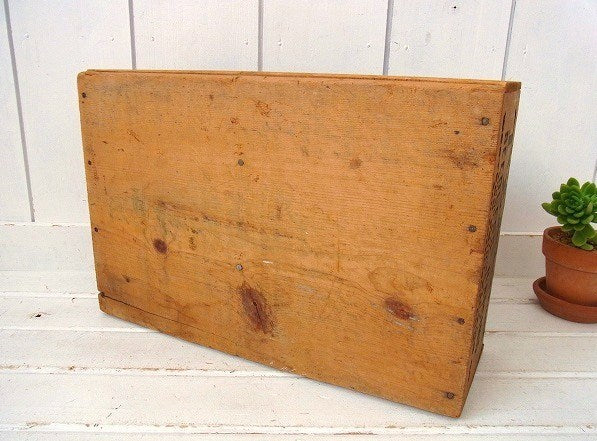 カリフォルニア・レーズンの仕切り付き・木製・ヴィンテージ・ウッドボックス/木箱 USA