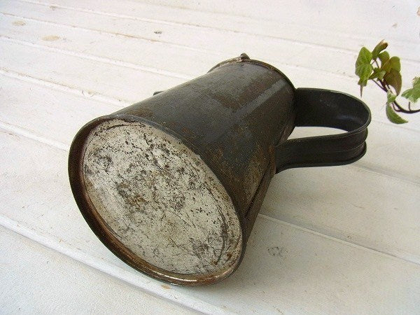 【U.S. STANDARD】1/4ガロン・ブリキ製・ヴィンテージ・オイルジャグ/水差し USA