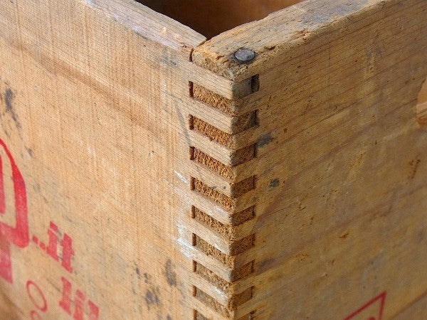 【7UP】セブンアップ・ヴィンテージ・ウッドボックス/木箱/あられ組み USA