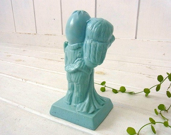 【HAPPY ANNIVERSARY】70’s・水色のヴィンテージ・メッセージドール/人形 USA