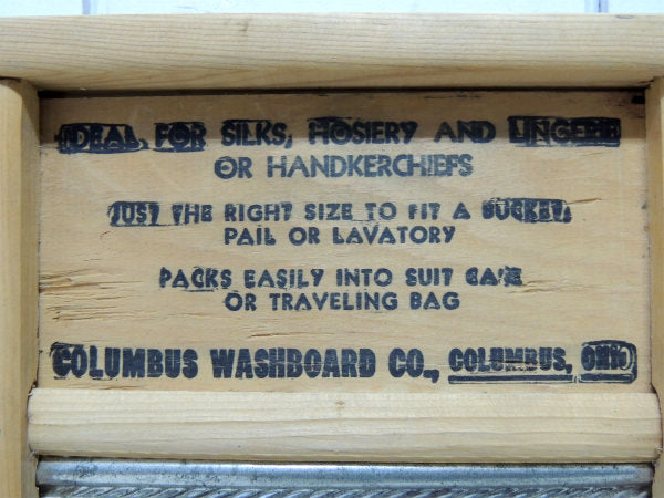 【DUBL HANDI】木製・ヴィンテージ・ウォッシュボード・洗濯板・USA・店内装飾・カントリー