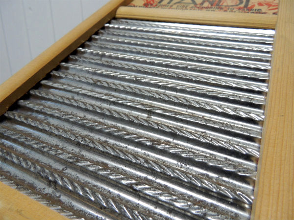 【DUBL HANDI】木製・ヴィンテージ・ウォッシュボード・洗濯板・USA・店内装飾・カントリー