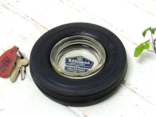 BF グッドリッチ BFGoodrich Silvertown FIRST IN RUBBER TIRES BATTERIES 灰皿 アドバタイジング タイヤ アシュトレイ USA