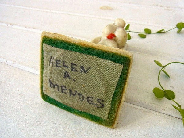 【SURE DO MISS YOU】犬のヴィンテージ・メッセージドール/人形 USA