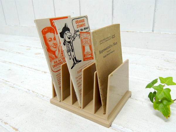 1970~・Rogers・ビンテージ・書類スタンド 本立て USA 文房具 ステーショナリー