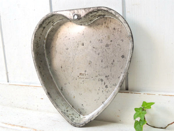 EKCO ハート形 ヴィンテージ ケーキモールド 焼型 菓子型 USA キッチン雑貨