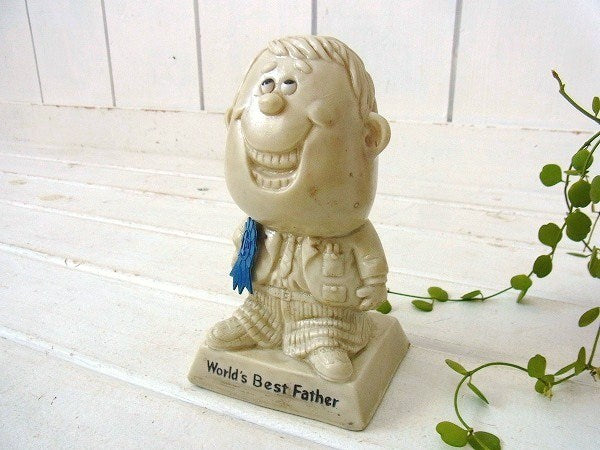 【World's Best Father】70’s・ヴィンテージ・メッセージドール/人形/父の日