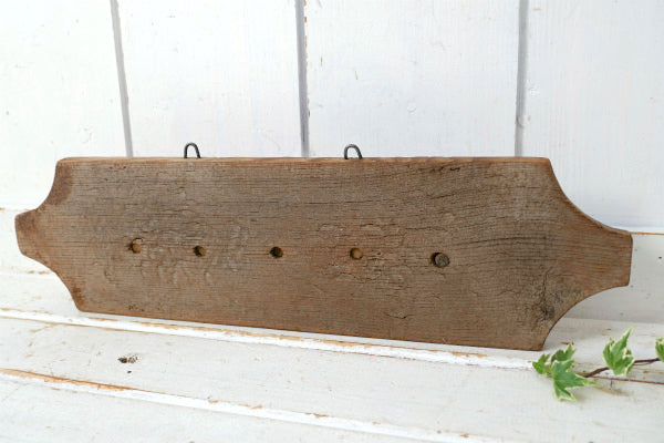 USA シャビー 木製 壁掛け アンティーク OLD ウォールフック 壁掛けフック カントリー