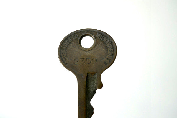 ライオン マスターロック 2359 Master USA・ヴィンテージ・キー・鍵・key・真鍮製