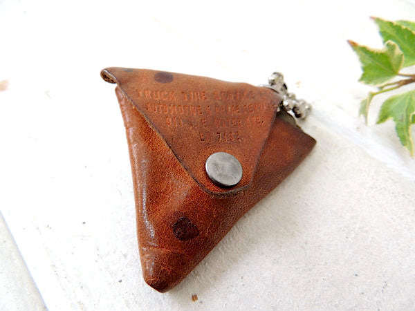 【1950's~・GM・トラック】ヴィンテージ・革・レザーキーケース・鍵2本付き・USA