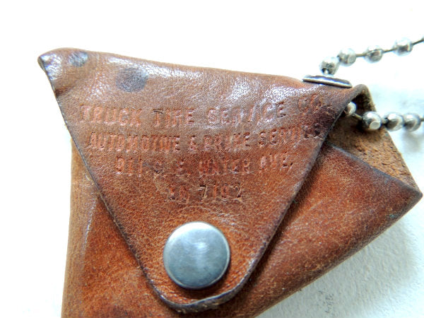 【1950's~・GM・トラック】ヴィンテージ・革・レザーキーケース・鍵2本付き・USA