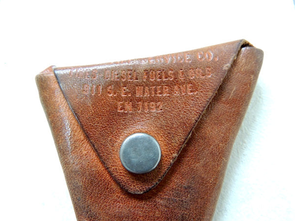 【1950's~・GM・トラック】ヴィンテージ・革・レザーキーケース・鍵2本付き・USA