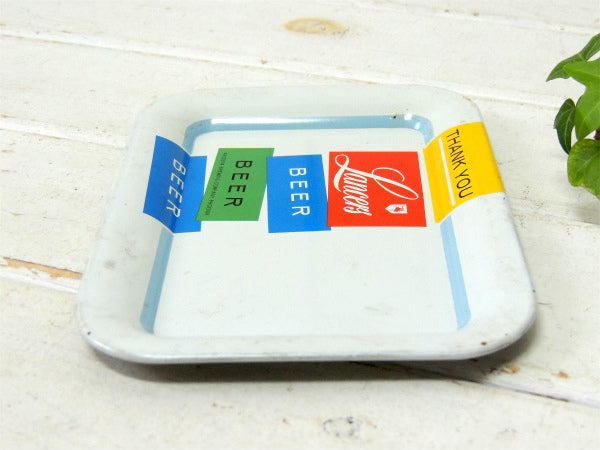 Lancers BEER アリゾナ州・ビール会社・ノベルティ・ヴィンテージ・トレイ マネートレイ③