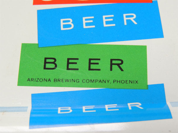 Lancers BEER アリゾナ州・ビール会社・ノベルティ・ヴィンテージ・トレイ マネートレイ③