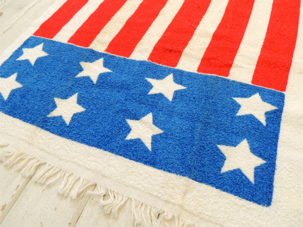 アメリカンフラッグ コットン100% デッドストック 70'sヴィンテージ バスタオル タオル