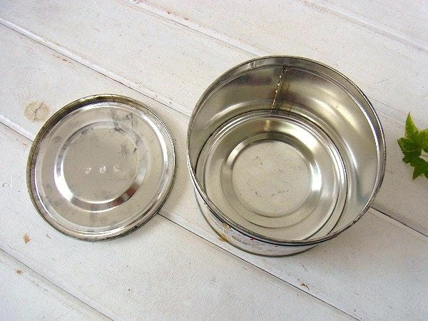 Kathryn Beich キャンディ フタ付き ヴィンテージ・ティン缶 ブリキ缶 USA