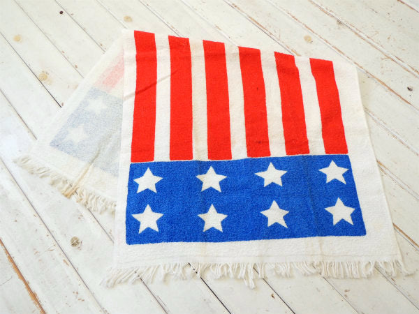 アメリカンフラッグ コットン100% デッドストック 70'sヴィンテージ バスタオル タオル