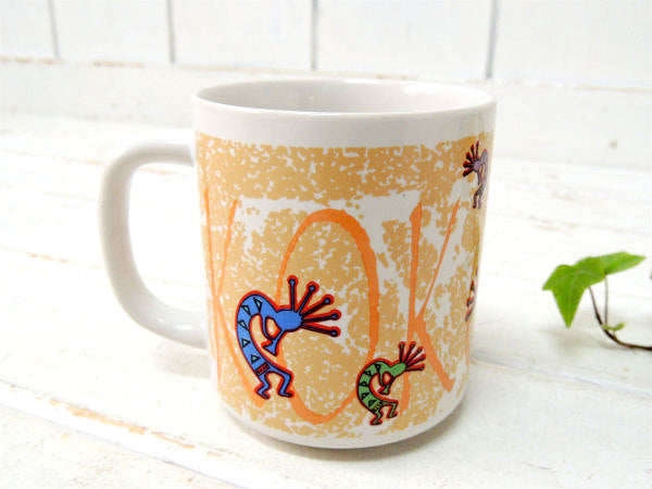 【KOKOPELLI】③ココペリ・ホピ族・インディアン・陶器製・ビンテージ・マグカップ