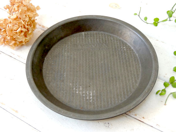 【OVENEX】ティン製・アンティーク・パイ皿・パイプレート・USA・キッチン雑貨