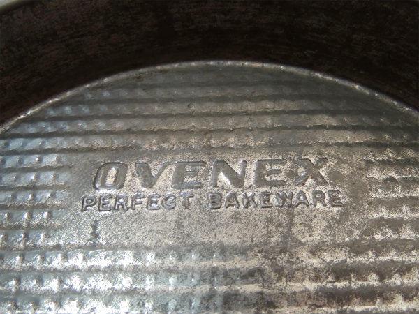 【OVENEX】ティン製・スライダー付き・アンティーク・パイ皿/パイプレート・USA・キッチン雑貨