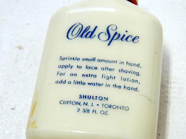 【Old Spice・オールドスパイス】ミルクガラス・ヴィンテージ・ローション・ボトル・・瓶・髭剃り