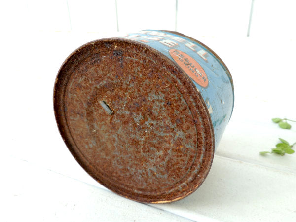 【MAXWELL HOUSE/REGULAR GRIND】ブリキ製・ヴィンテージ・コーヒー缶/Cal