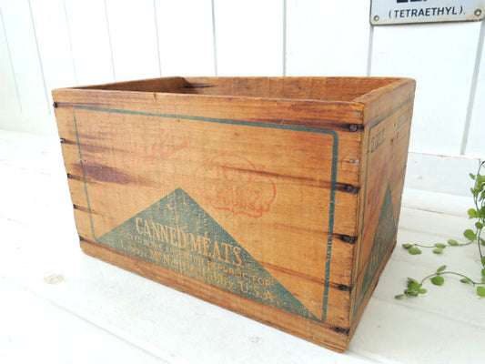 【Libby】USA!リビー・コンビーフ・ヴィンテージ・ウッドボックス/木箱