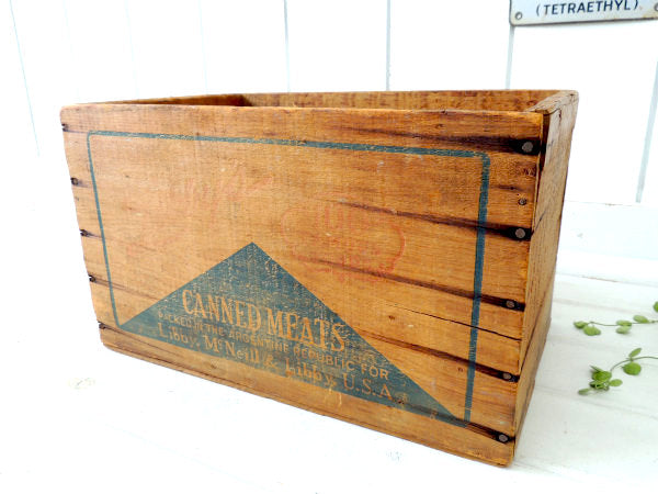 【Libby】USA!リビー・コンビーフ・ヴィンテージ・ウッドボックス/木箱