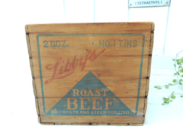 【Libby】USA!リビー・コンビーフ・ヴィンテージ・ウッドボックス/木箱