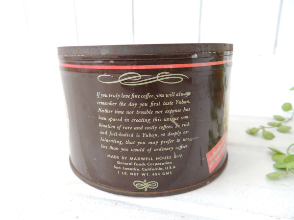 YUBAN COFFEE California ユーバン ティン製 ヴィンテージ コーヒー缶
