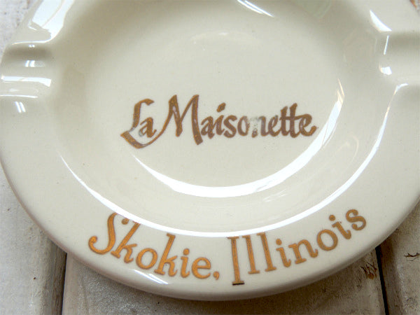 La Maisonette 23K GOLD フレンチレストラン　ヴィンテージ　アドバタイジング　灰皿　アシュトレイ　ウサ
