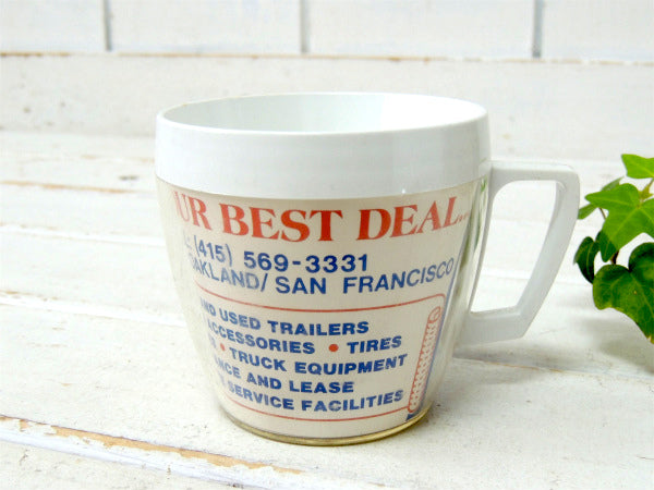 【FRUEHAUF】アメリカ老舗・トレーラー&トラック・アドバタイジング・ヴィンテージ・マグカップ