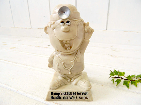 USA!ユニークなドクター・70’s・ヴィンテージ・メッセージドール/人形