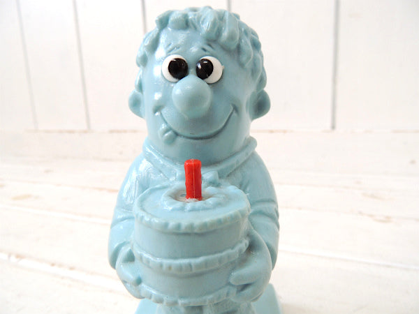 【HAPPY BIRTHDAY】USA!70’s・水色のヴィンテージ・メッセージドール/人形 USA